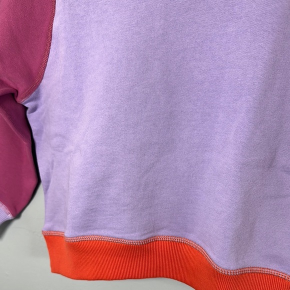 Hanna Andersson Color block Terry Colorful Raglan Sweatshirt Size 4 Cotton - Picture 6 of 9